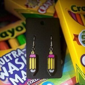 Pencil earrings